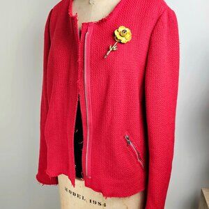 GAP Red Classic Structured Tailored Blazer - Size 12